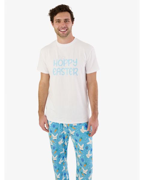 Hoppy Easter Adult Short Sleeve Graphic Tee