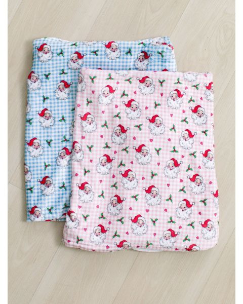 Dear Santa Kid Printed Plush Minky Blanket
