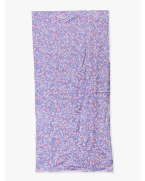 Lavender Enchanted Flowers Printed Beach Towel