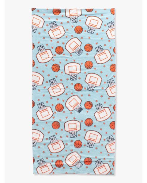 Basketball Star Printed Beach Towel