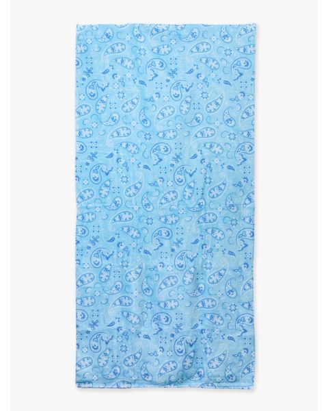 Blue Bandana Printed Beach Towel
