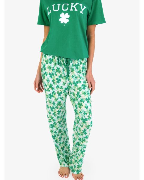 Clover Field Adult Pajama Pants, Bamboo Viscose