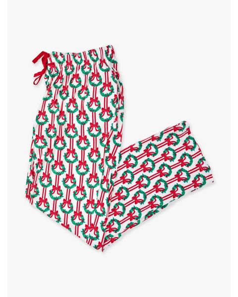 Deck The Halls Adult Pajama Pants, Bamboo Viscose