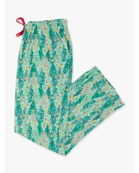 Green Jolly Grove Adult Pajama Pants, Bamboo Viscose