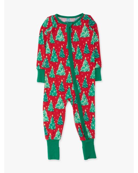 O Christmas Tree Convertible One Piece Pajama, Bamboo Viscose