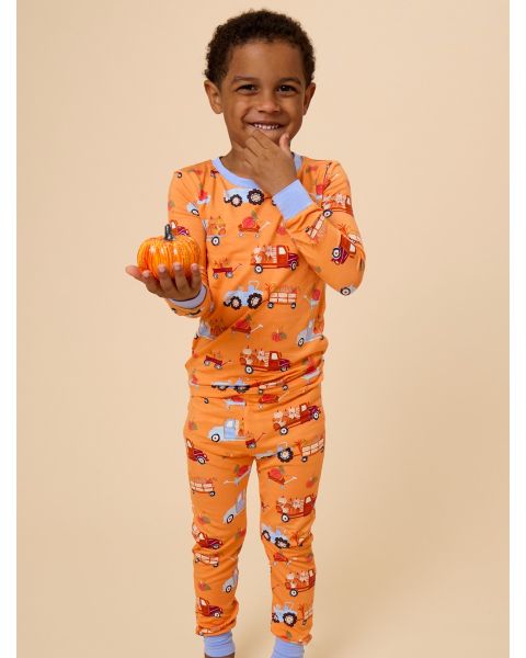 Harvest Haul Long Sleeve Pajama Set, Bamboo Viscose