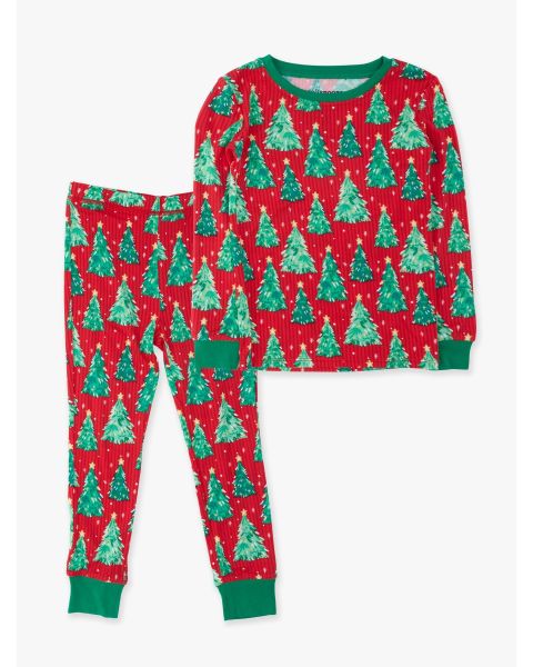 O Christmas Tree Long Sleeve Pajama Set, Bamboo Viscose