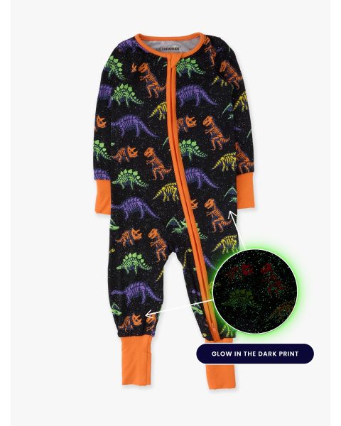 Prehistoric Pals Glow-in-the-Dark Convertible One Piece Pajama 