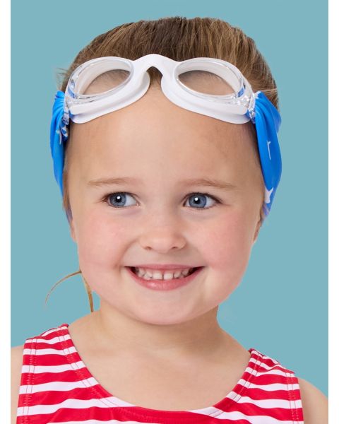 Shimmer Blue Star Swim Goggles