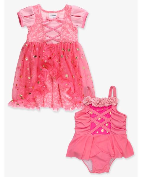 Royal Pink Princess Nightgown + Princess Dress-Up 1P