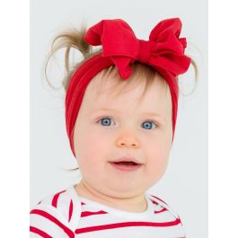 Red Big Bow Headband