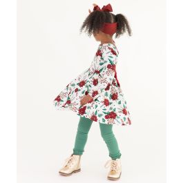 Spruce Footless Ruffled Tights
