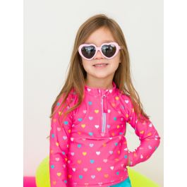Pink Heart Shaped Sunglasses