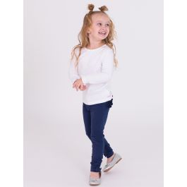 Dark Navy Ruched Bow Leggings