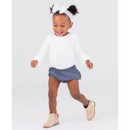 Faux Denim Knit RuffleButt Bloomer