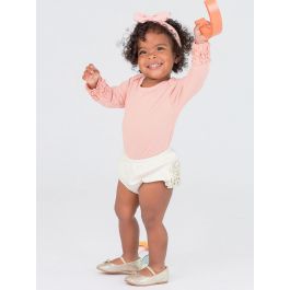 Ivory Knit RuffleButt Bloomer