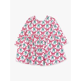 Christmas Knit Long Sleeve Twirl Dress main image 1
