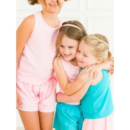 Pink Active Butterfly Shorts