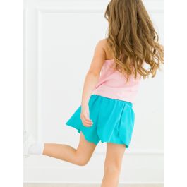 Bright Aqua Active Butterfly Shorts