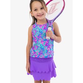 Neon Paisley Pop Active Tank Top