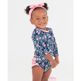 Moonlit Meadow Long Sleeve One Piece Rash Guard