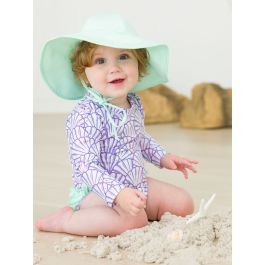 Magical Mermaid Long Sleeve One Piece Rash Guard