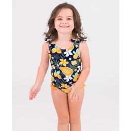Into the Tropics Tie Shoulder One Piece