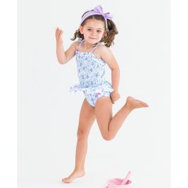 Fairytale Garden Peplum Smocked Bodice One Piece