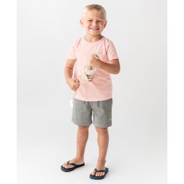 Pale Pink Short Sleeve Pocket Tee