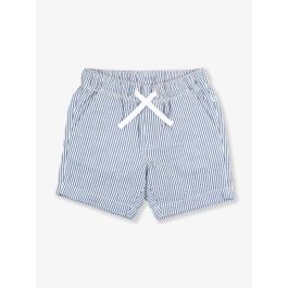Classic Blue Seersucker Pull-on Shorts