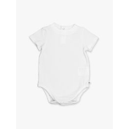 White Short Sleeve Basic Bodysuit