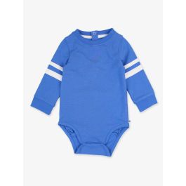 Sonic Blue Racing Stripe Long Sleeve Bodysuit