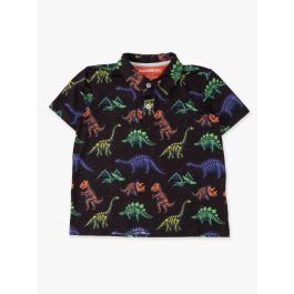 Prehistoric Pals Knit Short Sleeve Performance Polo