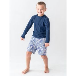 Ocean Camo Swim Trunks