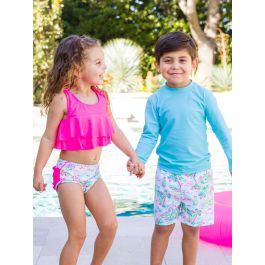 Tropical Resort Swim Trunks