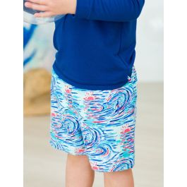 Seaside Surfer Swim Trunks