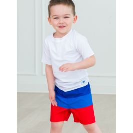 Liberty Color Block Swim Trunks