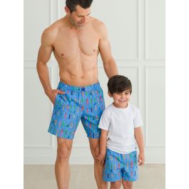 Gone Fishin' Men's Swim Trunks