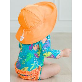 Neon Orange Sun Protective Hat