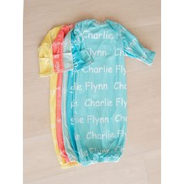 Island Blue Personalized Name Sleep Gown 