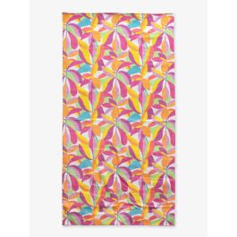 Neon Tropical Adventure Printed Beach Towel