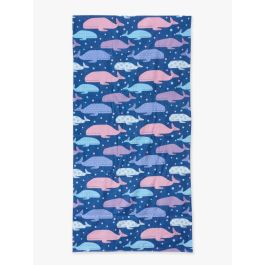 Whale Harbor Printed Beach Towel