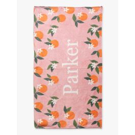 Orange You The Sweetest Personalized Beach Towel