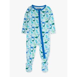 Snuggle-Saurus One Piece Footie Pajama, Bamboo Viscose