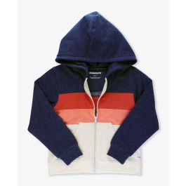 Desert Horizon Stripe Color Block Hoodie