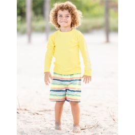 Oceanside Stripe Swim Trunks
