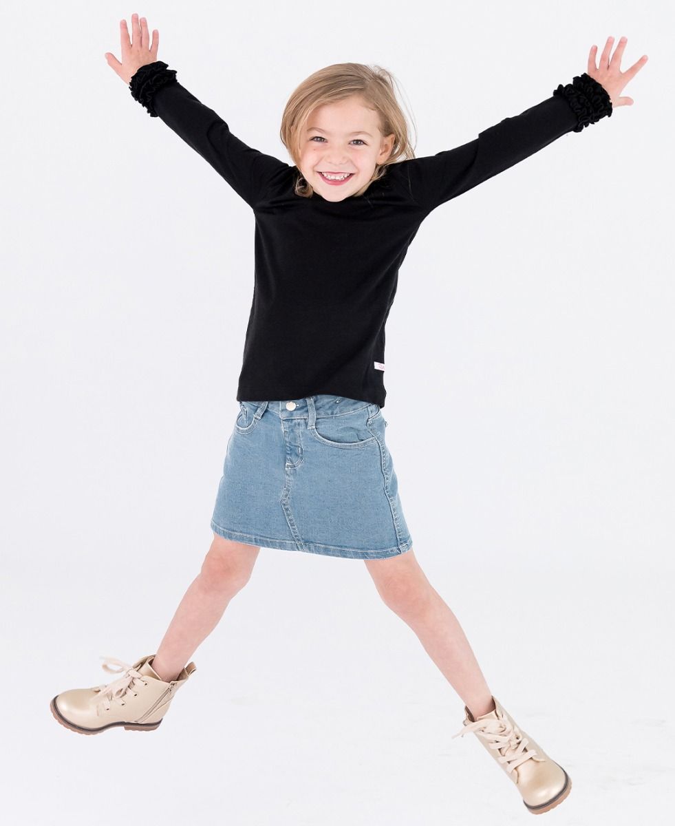 Ruffle Jean Skirt | RuffleButts & RuggedButts