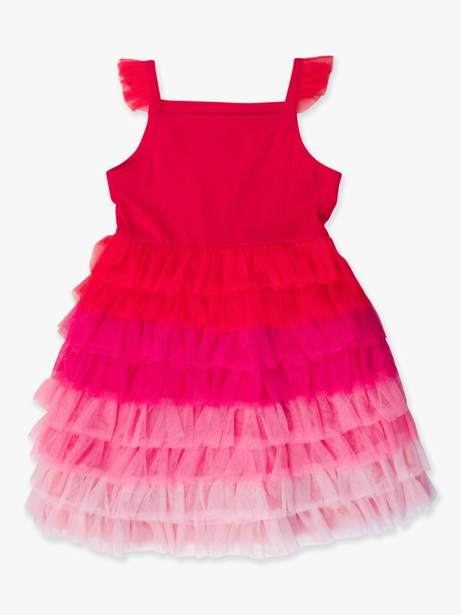 トップス lawgy tulle docking frill sweat トップス lawgy tulle docking frill sweat Tulle Ruffle Shell