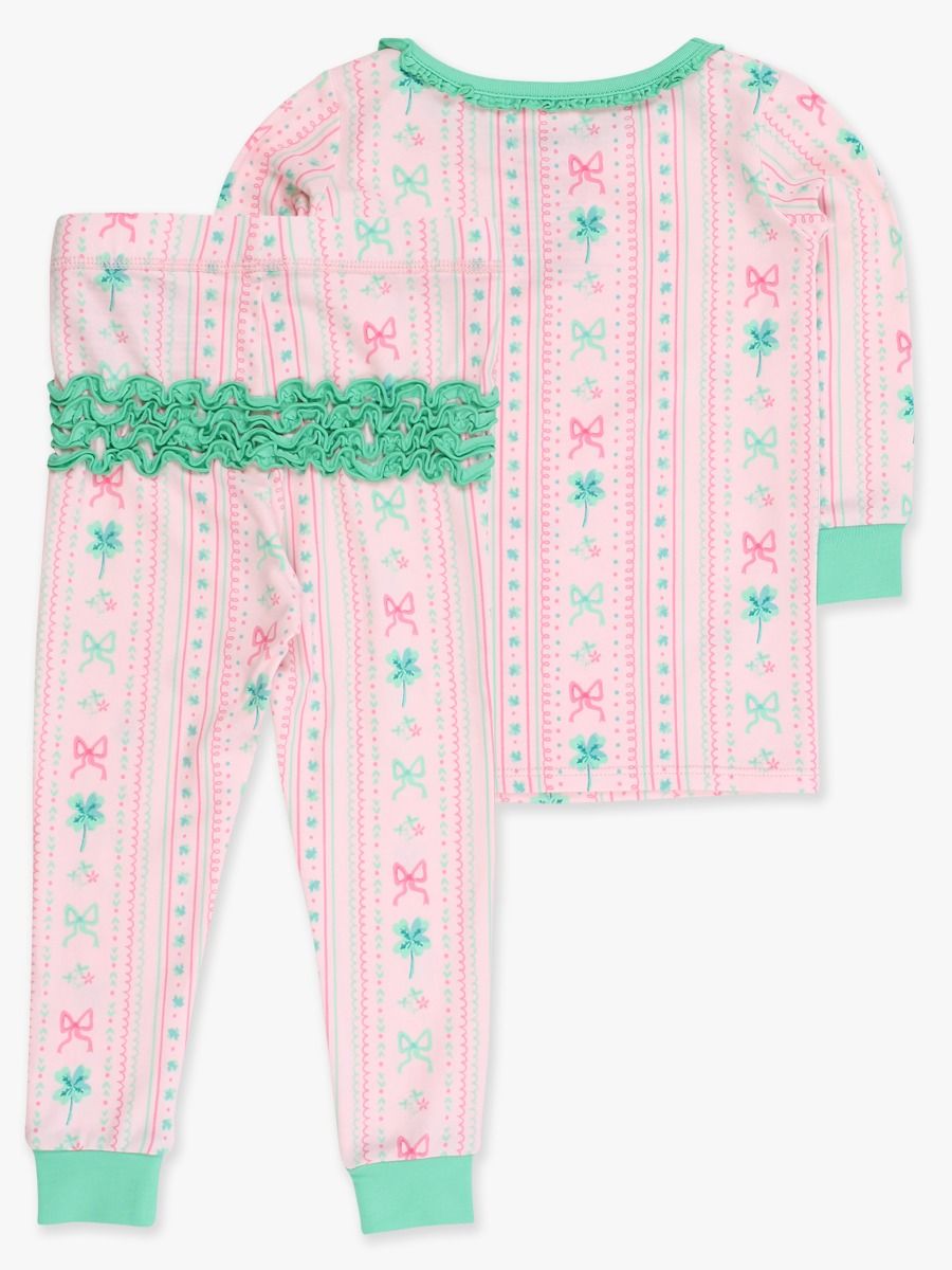 Buy Cartoon Printed Children Girls Pajamas Sets 2 Pcs Long Sleeve Sleepwear Set Kids 100 Cotton - View #8