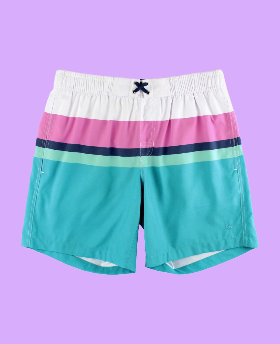 Men's Swim Trunks RuffleButts RuggedButts
